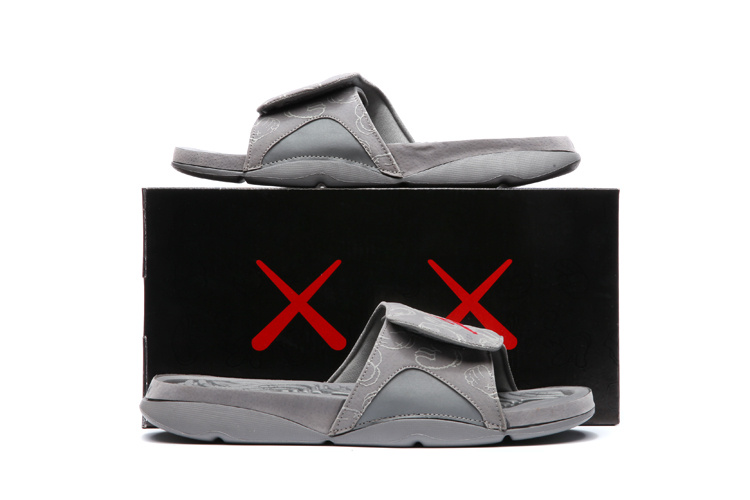 KAWS x Air Jordan 4 Cool Grey Sandal